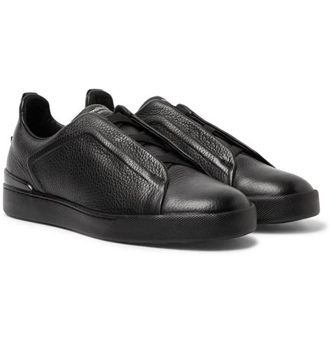 zegna triple stitch sneaker sale|zegna triple stitch sneaker black.